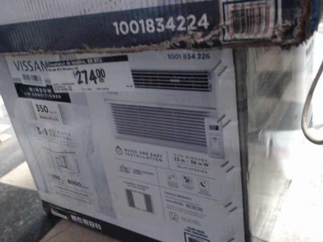 Air clim 8000 btu open box