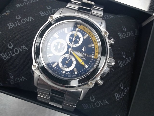 Montre pour homme bulova visage blue