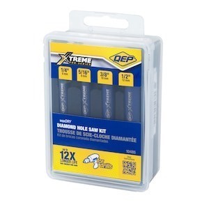 Diamond hole saw kit