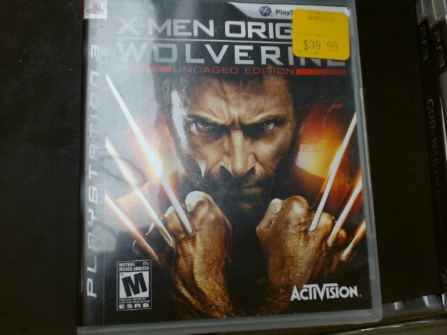 X-men origins wolverine ps3