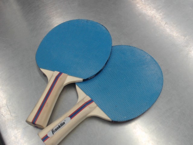 Lot de 2 raquettes de ping pong