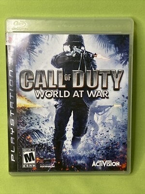 Call of dury world at war ps3 (no manual
