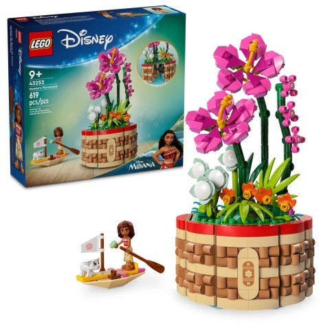 Moanas flowerpot lego