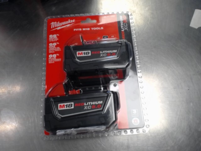 2x batterie 5.0ah new