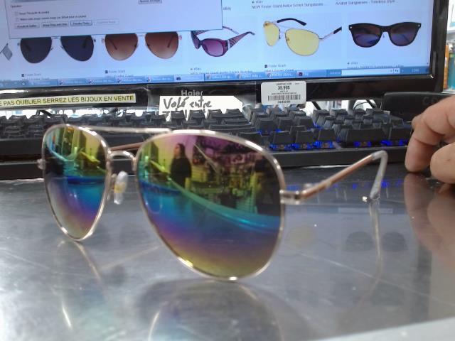 Lunette de soleil style aviateur