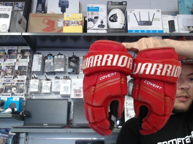 9-23cm gants de hockey pour enfant rouge