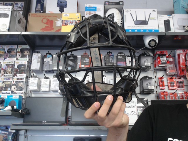 Masque de baseball catcheur noir