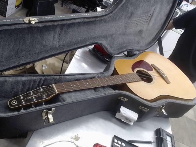 Guitare acoustique avec case