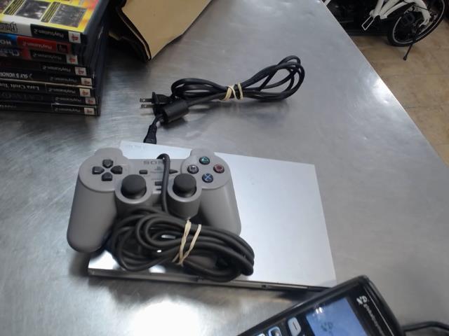 Ps2 slim grise sans fil av / man