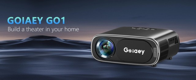Projecteur portable goiaey