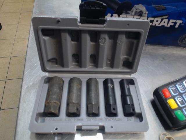 Kit de 5 douille extracteur