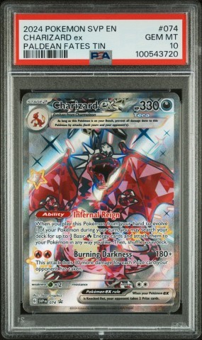 Charizard ex svp en paldean fate psa 10