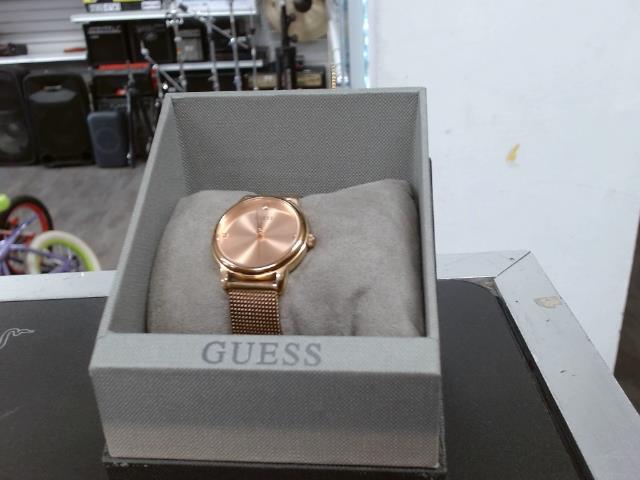 Rose gold stainless steel watch