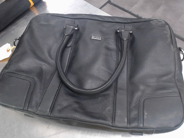Sac a main homme boss cuir
