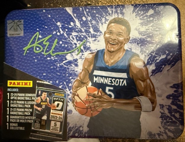 Panini 5 anthony edwards lunchbox