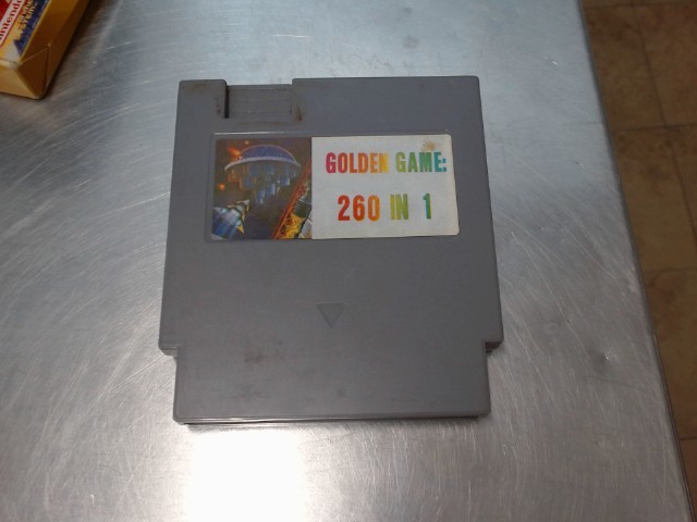 Golden game 260 in 1
