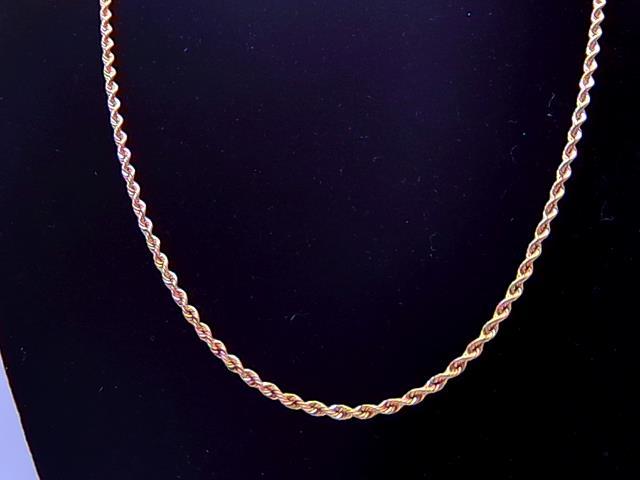 CHAINE TORSADE EN OR 14KT