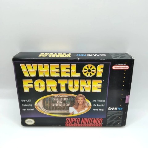 Wheel of fortune super nintendo in box