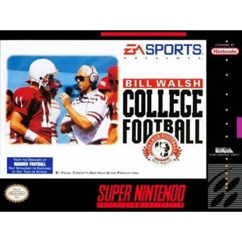 Bill walsh college football super ninten