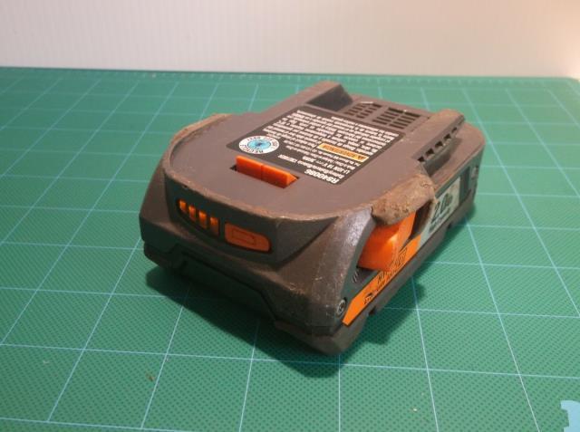 Batterie ridgid 18.0v li-ion