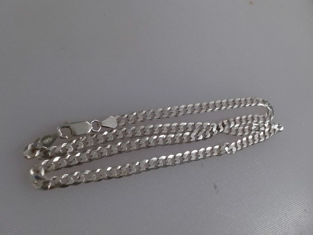 Chaine argent mailles arrondies