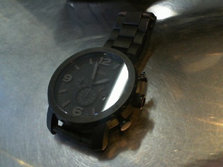 Montre chrono noir 48mm