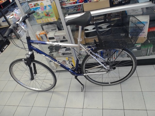 Velo de route bleu/gris