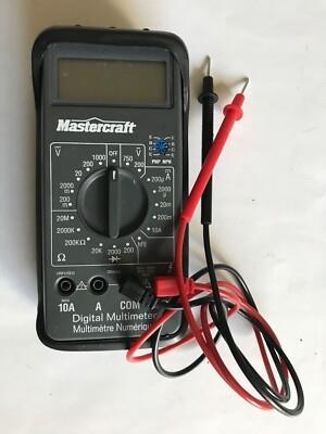 Multimetre numerique mastercraft