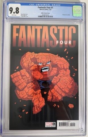 The thing graded 9.8 signed frank miller