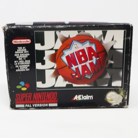 Nba jam in box super nintendo