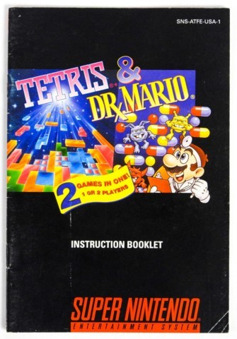 Tetris and dr mario on super nintendo