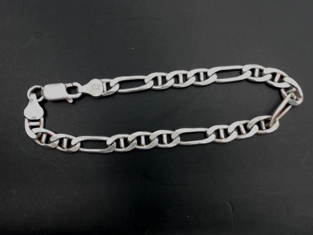 Bracelet en argent maille simple