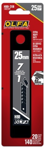 20 blade 25mm extra heavy duty