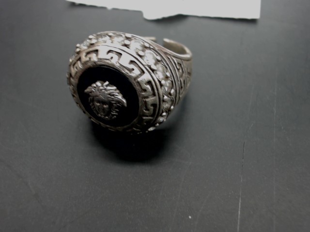 Bague en argent versace avec zircon