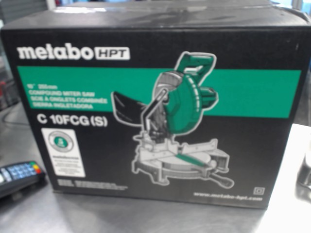 Compound miter saw metabo 10'' en boite