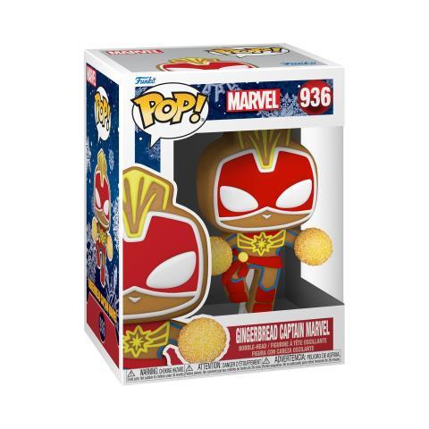 Funko pop gingerbread captain marvel