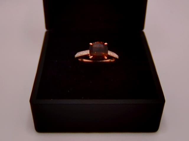 BAGUE EN OR 10KT AVEC DIAMANTS