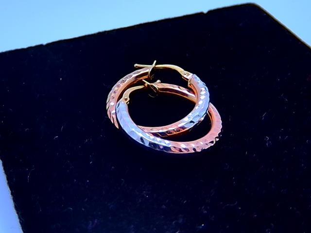 BOUCLES D OREILLES EN OR 10KT