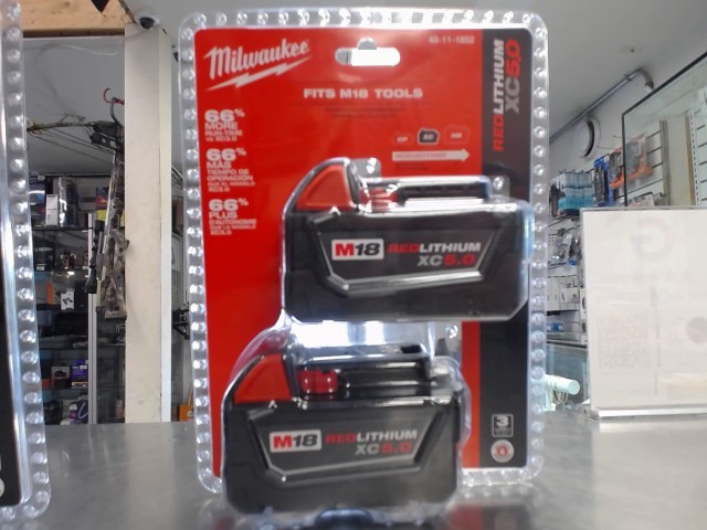 Double pack milwaukee 5ah new