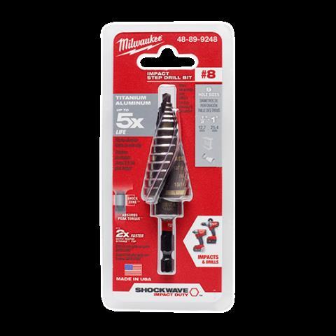 Impact step drill bit