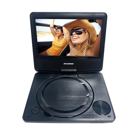 Lecteur dvd portable sylvania av manette