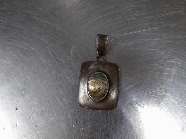 Preloque en argent avec nacre