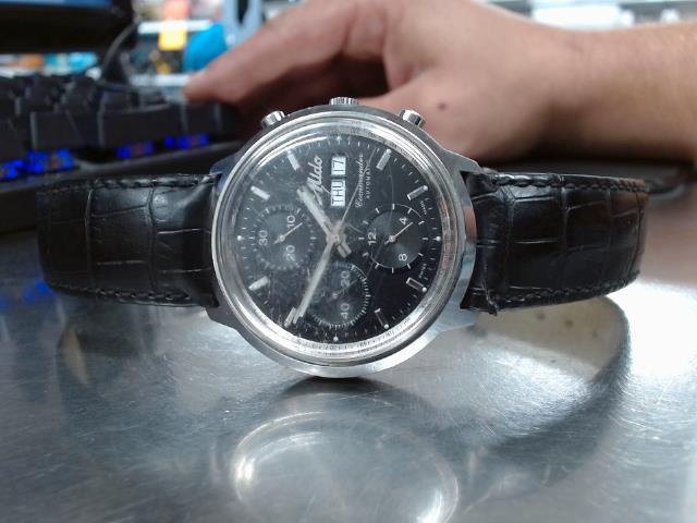 Montre automatique bracelet de cuir