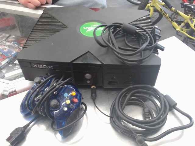 Console xbox original av manette/fils
