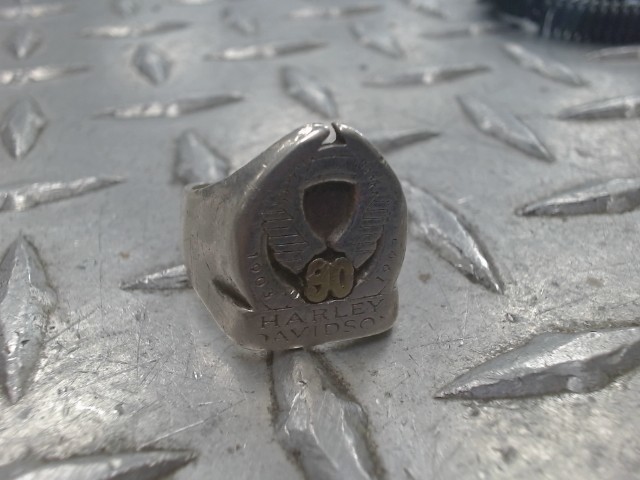 Bague argent 90 harley davidson