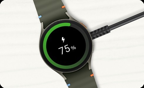 Samsung wacht 5 avec charge