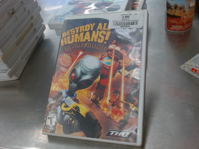 Destroy all humans big willy unleashed