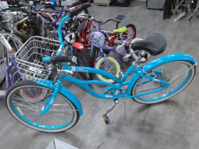 Velo cruiser bleu pale