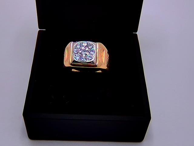 BAGUE EN OR 10KT AVEC DIAMANTS