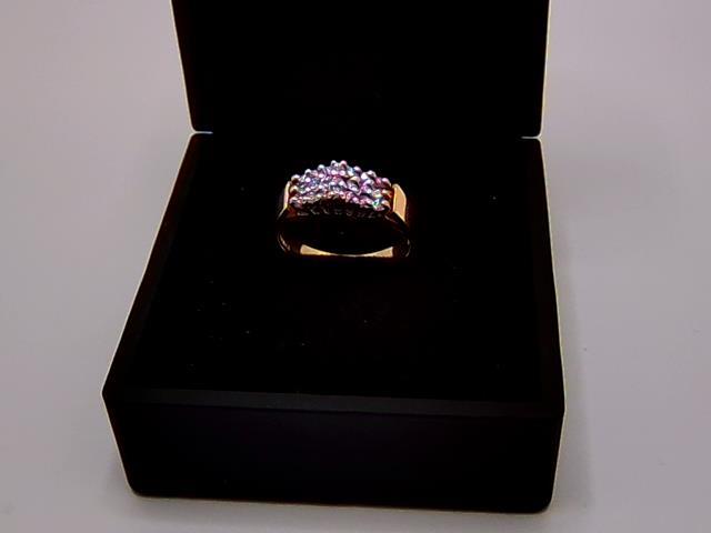 BAGUE EN OR 14KT AVEC DIAMANTS